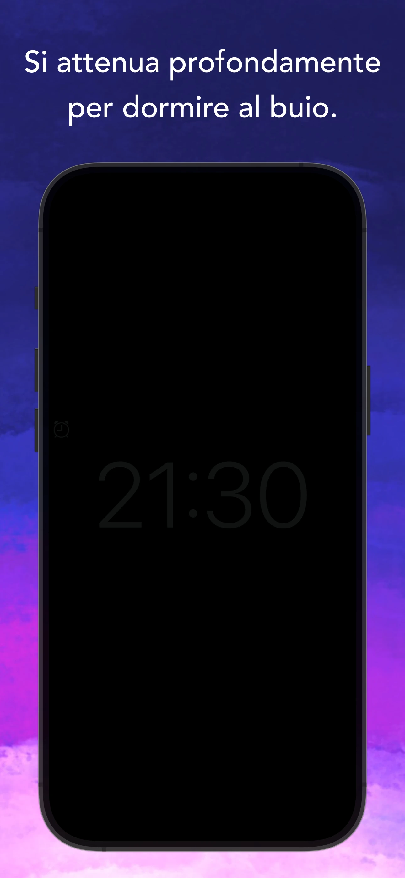 Dimmed screen